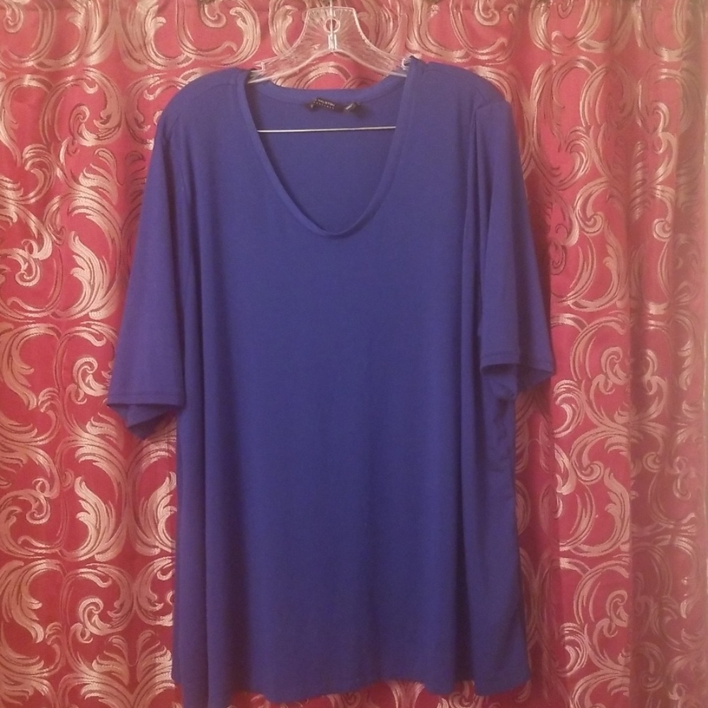 H by Halston Blue T-shirt